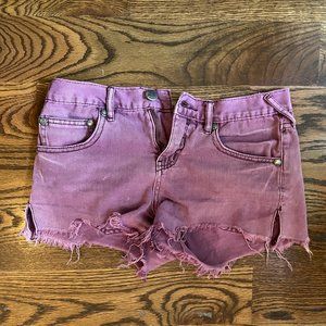 Free People Denim Shorts